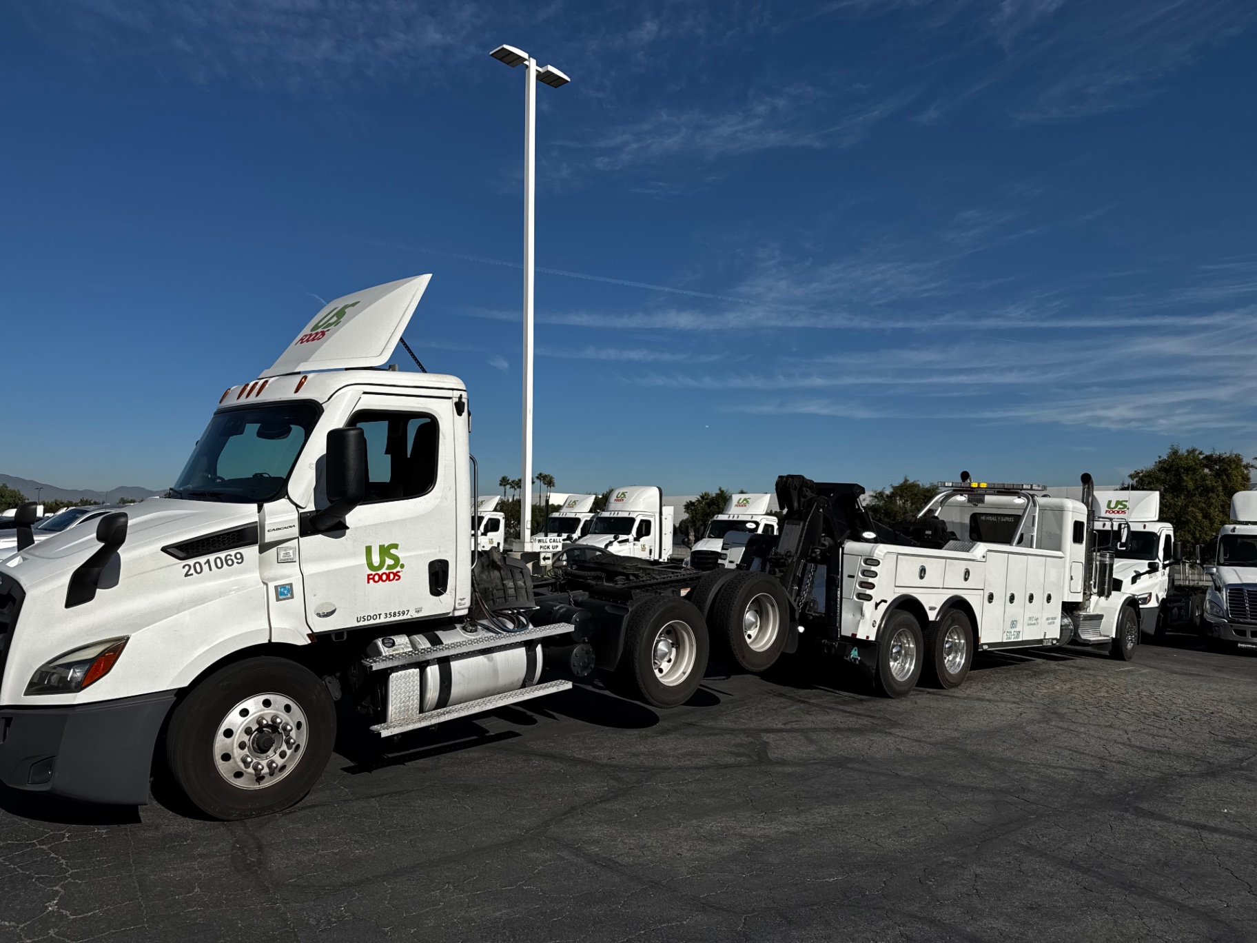 B&G Towing fleet in action