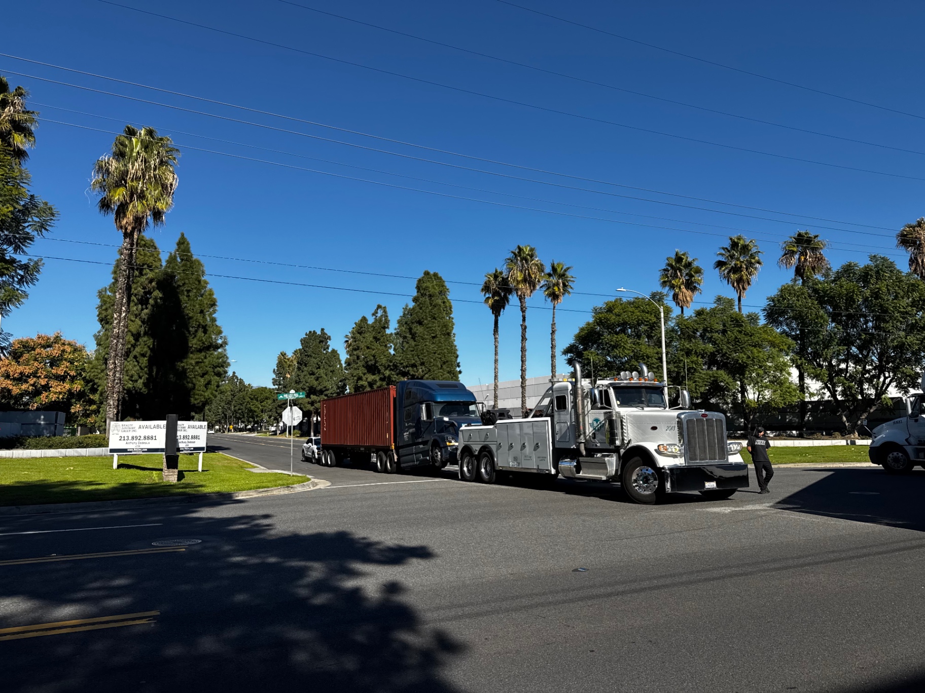 B&G Towing fleet in action